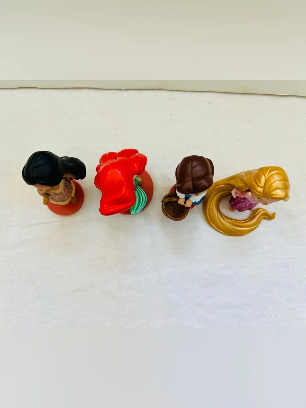 Disney Collection Princess Mini Dolls Set of 4 Belle Pocahontas Ariel Rapunzel